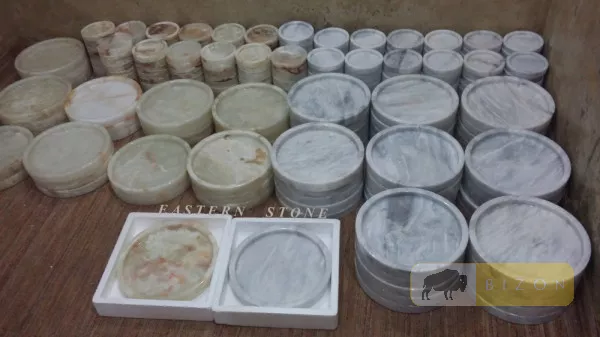 ONYX, MARBLE STONE CANDLE JARS